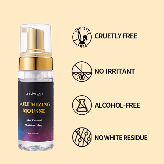 OEM/ODM Curl Foam Mousse Strong Hold Long-Lasting Styling Product Vendor