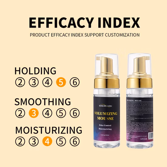 OEM/ODM Curl Foam Mousse Strong Hold Long-Lasting Styling Product Vendor