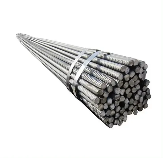 Barra de aço deformada de ferro Rod Grade 60 Ss400 S355 HRB335 HRB400 HRB500 Vergalhões de aço laminados a alta temperatura para construção civil
